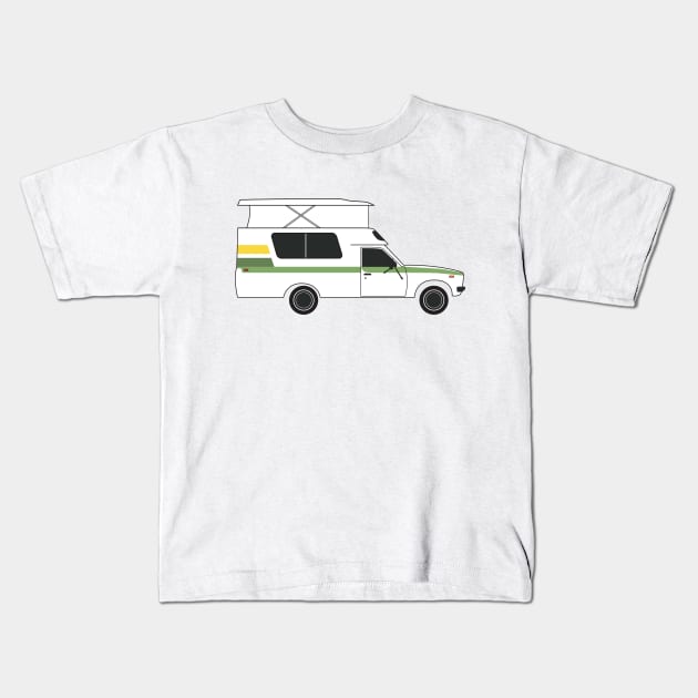 chinook camper Kids T-Shirt by LeapDaze